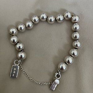 Silpada silver bead bracelet
